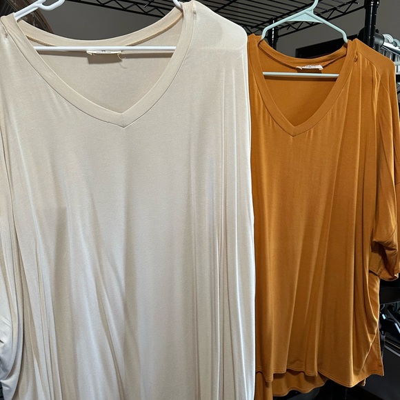 NEW & LIKE NEW - SET of 5 - ZENANA Fall Color Super Soft Shirts. Size 3X - Picture 6 of 9